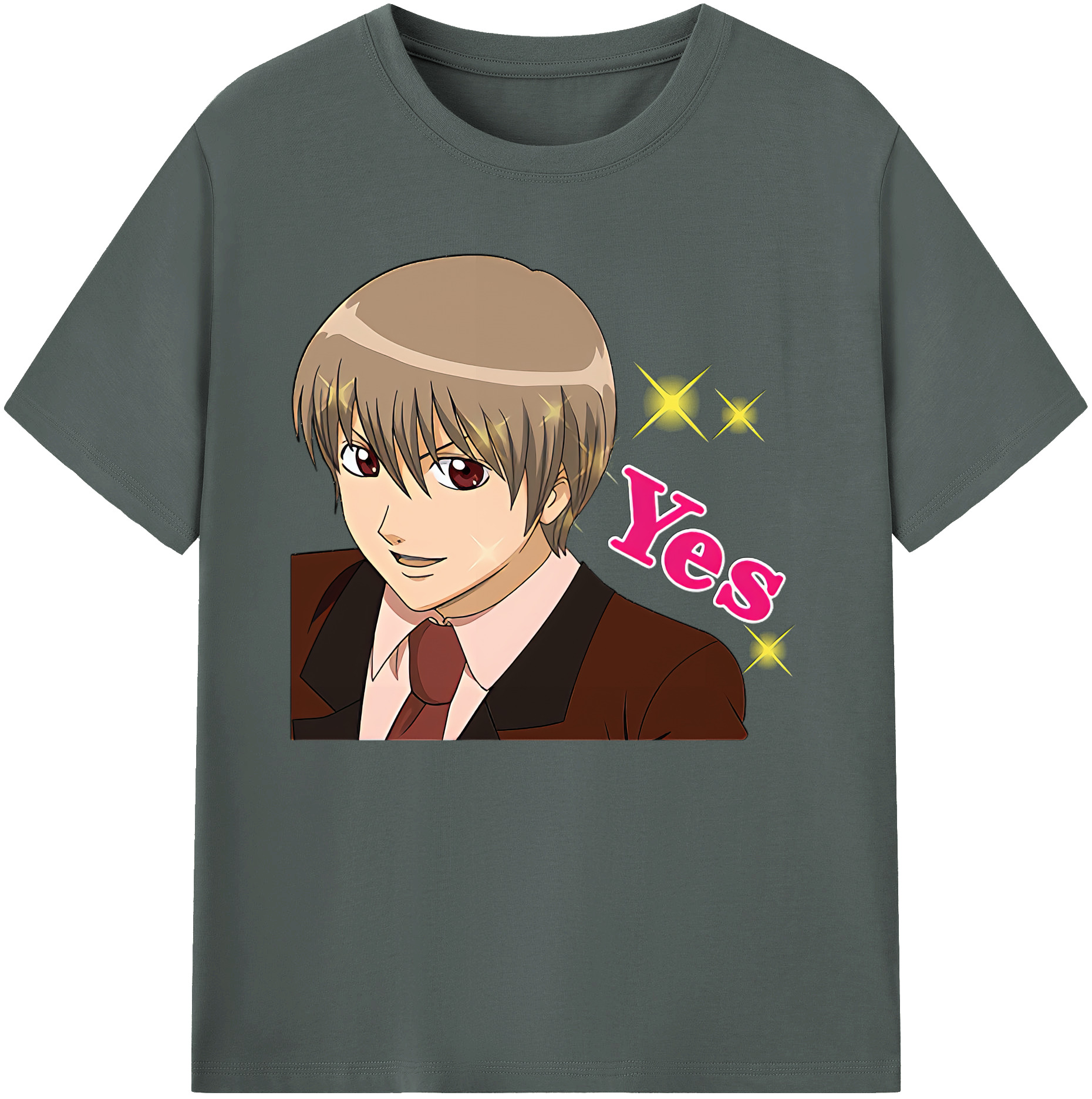 （画像用） ぎんたま 坂田銀時（さかたぎんとき） 神楽 志村新八（しむら しんぱち） GINTAMA Sakata Gintoki Kagura Shimura Shinpachi 綿100％ メンズ半袖Tシャツ｜肌触りやわらか＆通気性